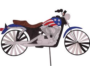 # 25961 : 47"  Patriotic  Motorcycle Spinners  upc#  630104259617